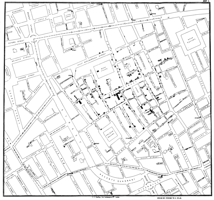 John Snow cholera map